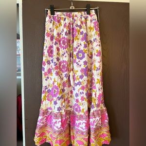 Women’s long floral maxi skirt - Small
